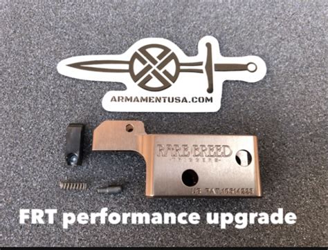 This fits both the original Gen 1 and the current Gen 2 FRT-15 triggers. . Rare breed replacement locking bar